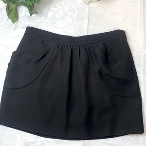 J crew ultra mini size 8 black skirt